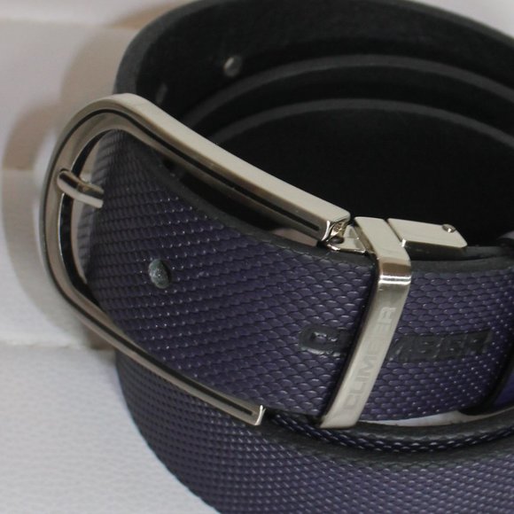 Climber Leather Purple Belt  5 holes Stainless Steel Buckle Turkey 39" - Picture 9 of 9